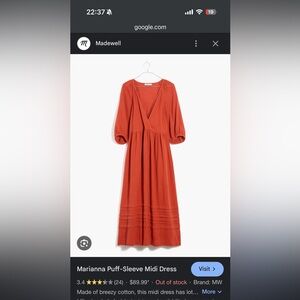 Madewell - Marianna Midi Dress